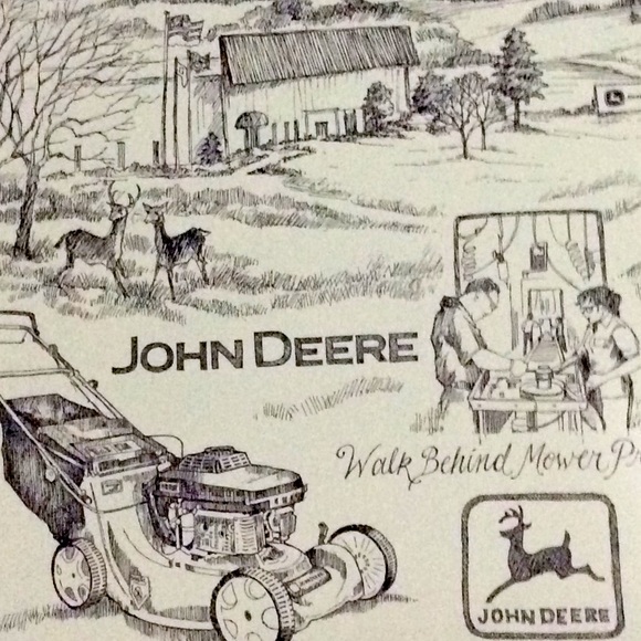 Classic 14” x 11” John Deere Walk Behind Poster - Picture 4 of 5